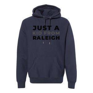 Us City American Just A From North Carolina Raleigh Premium Hoodie