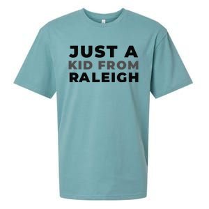 Us City American Just A From North Carolina Raleigh Sueded Cloud Jersey T-Shirt