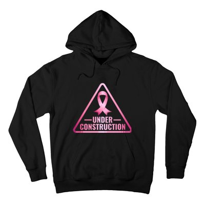 Under Construction Breast Cancer Awareness Hoodie