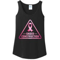 Under Construction Breast Cancer Awareness Ladies Essential Tank