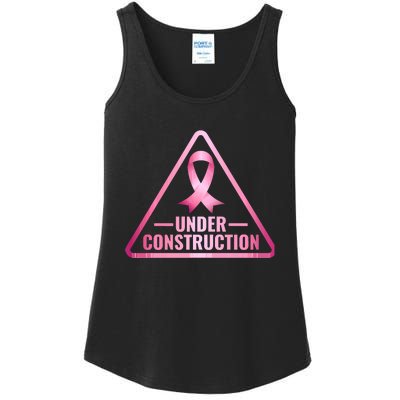 Under Construction Breast Cancer Awareness Ladies Essential Tank