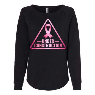 Under Construction Breast Cancer Awareness Womens California Wash Sweatshirt