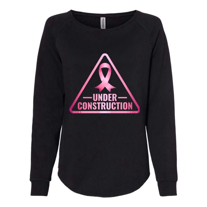 Under Construction Breast Cancer Awareness Womens California Wash Sweatshirt