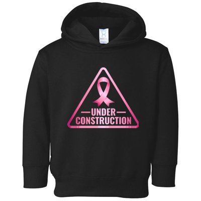 Under Construction Breast Cancer Awareness Toddler Hoodie