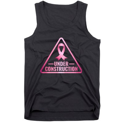 Under Construction Breast Cancer Awareness Tank Top