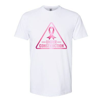 Under Construction Breast Cancer Awareness Softstyle CVC T-Shirt