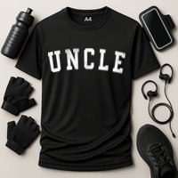 Uncle Classic Bold Font FatherS Day Uncle Performance Shirt
