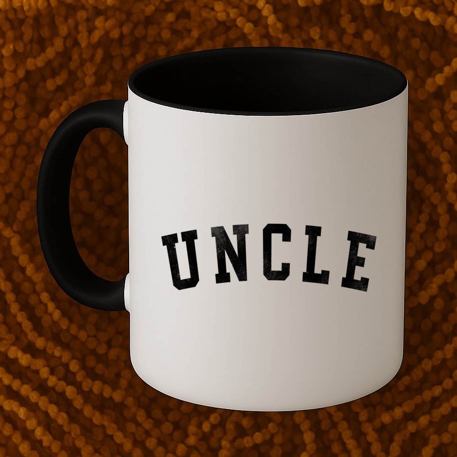 Uncle Classic Bold Font FatherS Day Uncle Mug
