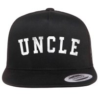 Uncle Classic Bold Font FatherS Day Uncle Flat Bill Trucker Hat