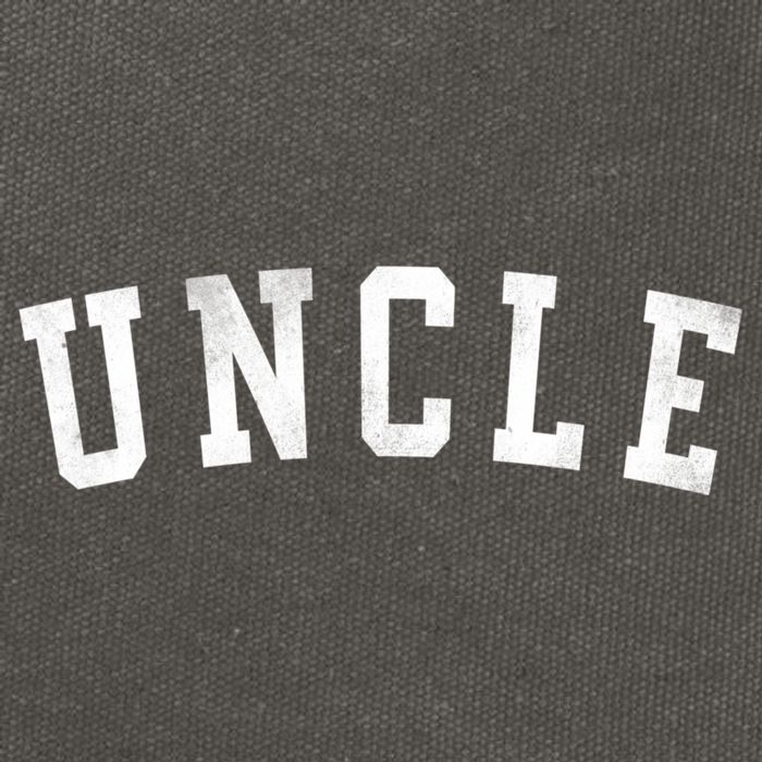 Uncle Classic Bold Font FatherS Day Uncle Cotton Canvas Backpack