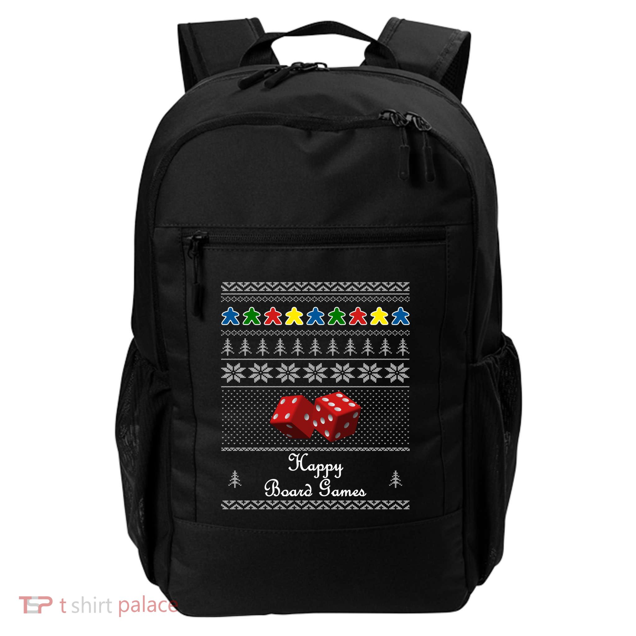 Ugly Christmas Board Game Fun Game Night Gift Daily Commute Backpack
