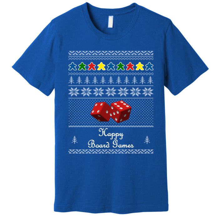 Ugly Christmas Board Game Fun Game Night Gift Premium T-Shirt