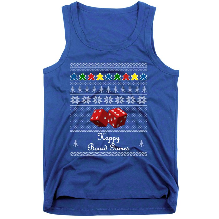 Ugly Christmas Board Game Fun Game Night Gift Tank Top