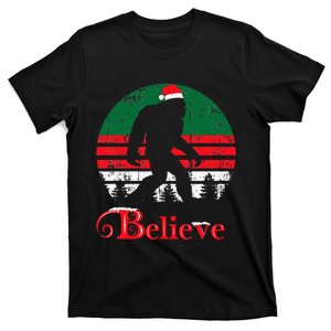 Ugly Christmas Bigfoot Sasquatch Xmas Pajamas T-Shirt