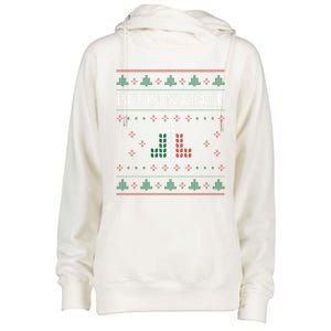 Ugly Christmas Buon Natale Christmas Italy Italians Womens Funnel Neck Pullover Hood