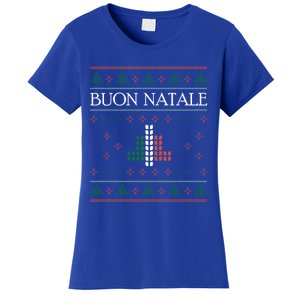 Ugly Christmas Buon Natale Christmas Italy Italians Women's T-Shirt