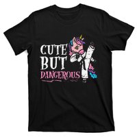 Unicorn Cute But Dangerous Karate Taekwondo  Gift T-Shirt