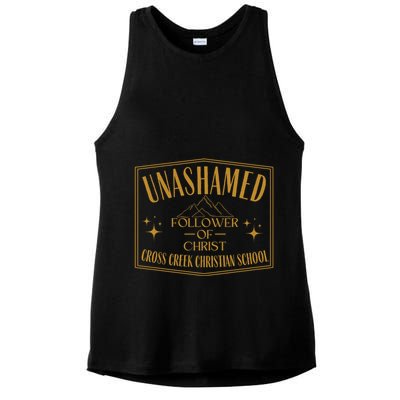 Unashamed Cross Creek 2324 Design Ladies PosiCharge Tri-Blend Wicking Tank
