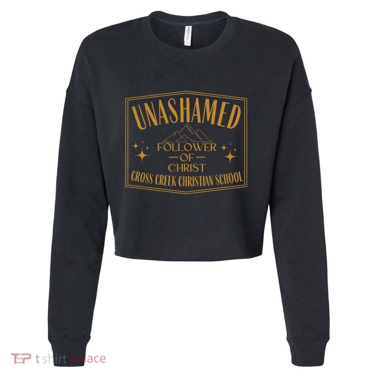 Unashamed Cross Creek 2324 Design Cropped Pullover Crew