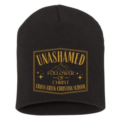 Unashamed Cross Creek 2324 Design Short Acrylic Beanie
