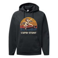 Unhinged Cringe Cupid Stunt Performance Fleece Hoodie