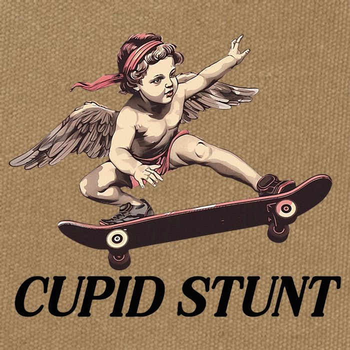 Unhinged Cringe Cupid Stunt Funny Inappropriate Embarrassing Cotton Canvas Backpack