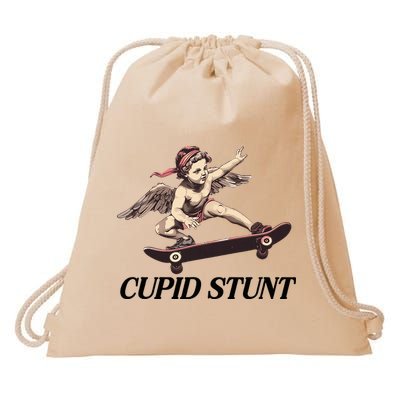Unhinged Cringe Cupid Stunt Funny Inappropriate Embarrassing Drawstring Bag