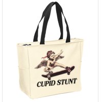 Unhinged Cringe Cupid Stunt Funny Inappropriate Embarrassing Zip Tote Bag