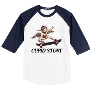 Unhinged Cringe Cupid Stunt Funny Inappropriate Embarrassing Baseball Sleeve Shirt