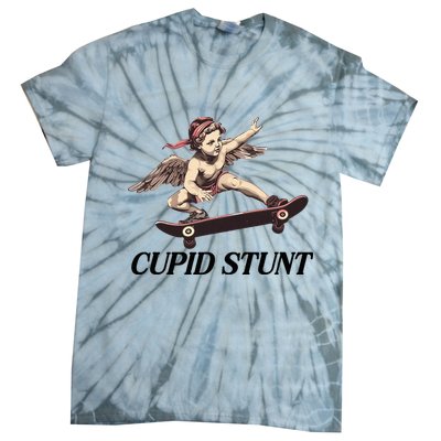 Unhinged Cringe Cupid Stunt Funny Inappropriate Embarrassing Tie-Dye T-Shirt