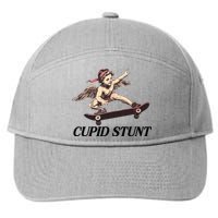 Unhinged Cringe Cupid Stunt Funny Inappropriate Embarrassing 7-Panel Snapback Hat
