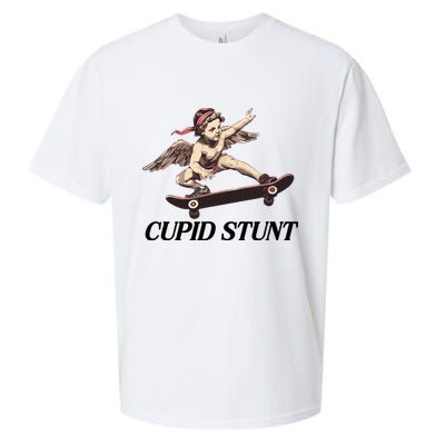 Unhinged Cringe Cupid Stunt Funny Inappropriate Embarrassing Sueded Cloud Jersey T-Shirt