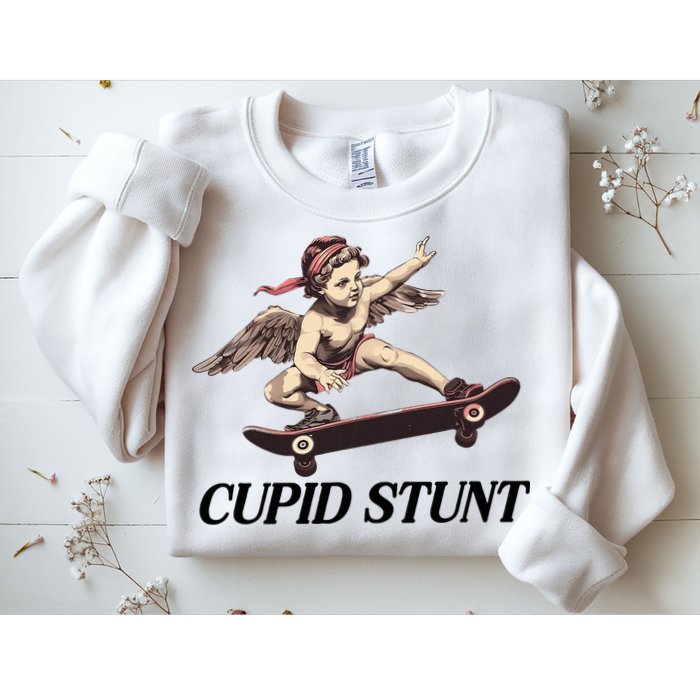 Unhinged Cringe Cupid Stunt Funny Inappropriate Embarrassing Sweatshirt