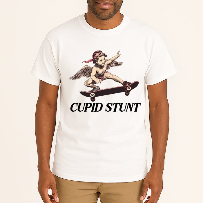 Unhinged Cringe Cupid Stunt Funny Inappropriate Embarrassing Tall T-Shirt