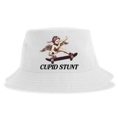 Unhinged Cringe Cupid Stunt Funny Inappropriate Embarrassing Sustainable Bucket Hat