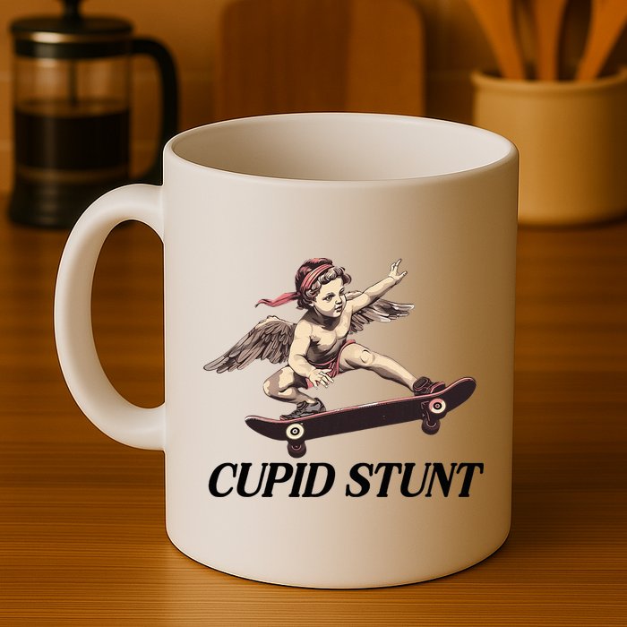 Unhinged Cringe Cupid Stunt Funny Inappropriate Embarrassing Mug