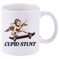 Unhinged Cringe Cupid Stunt Funny Inappropriate Embarrassing 11oz C Handle Ceramic Mug