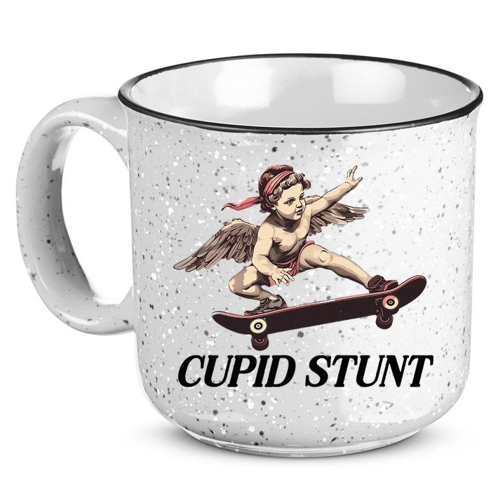 Unhinged Cringe Cupid Stunt Funny Inappropriate Embarrassing 15oz Campfire Ceramic Mug