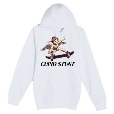 Unhinged Cringe Cupid Stunt Funny Inappropriate Embarrassing Premium Pullover Hoodie