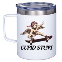 Unhinged Cringe Cupid Stunt Funny Inappropriate Embarrassing 12oz Stainless Steel Coffee Mug