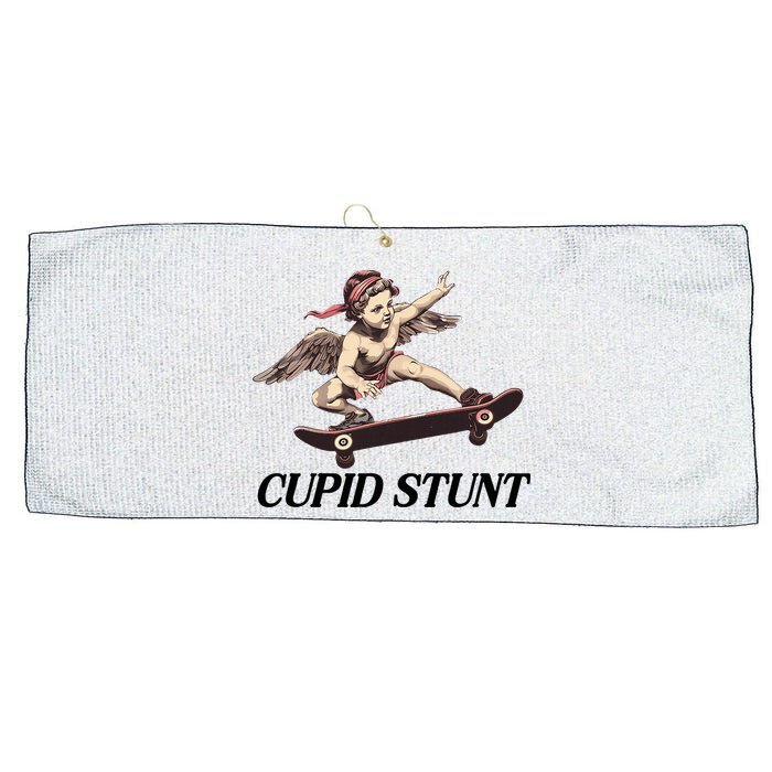 Unhinged Cringe Cupid Stunt Funny Inappropriate Embarrassing Large Microfiber Waffle Golf Towel