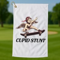 Unhinged Cringe Cupid Stunt Funny Inappropriate Embarrassing Golf Towel