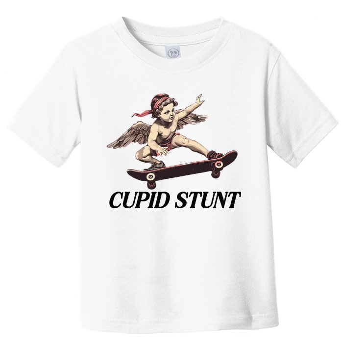 Unhinged Cringe Cupid Stunt Funny Inappropriate Embarrassing Toddler T-Shirt