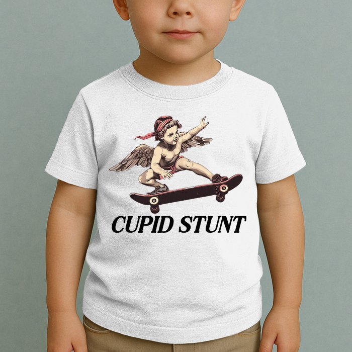 Unhinged Cringe Cupid Stunt Funny Inappropriate Embarrassing Toddler T-Shirt