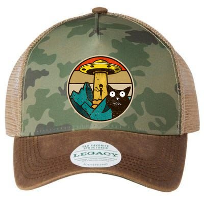 Ufo Crazy Cat Alien Legacy Tie Dye Trucker Hat