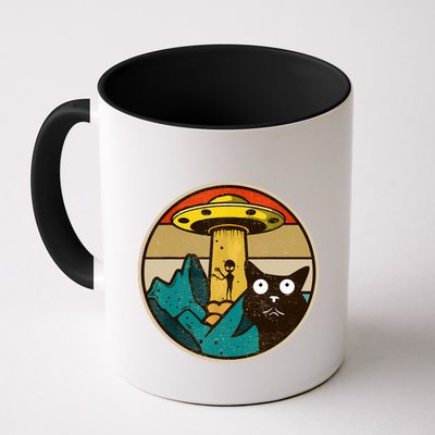Ufo Crazy Cat Alien Mug