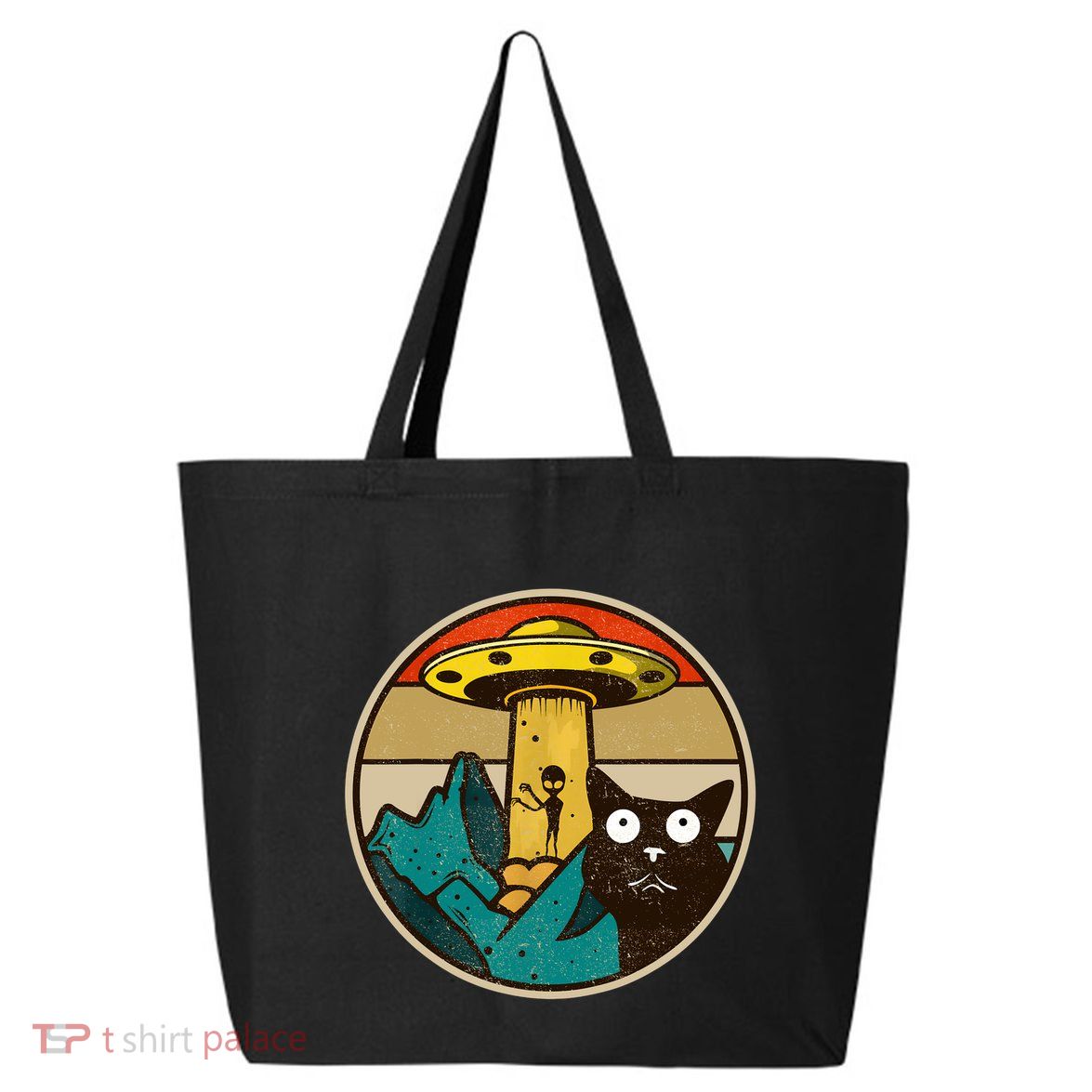 Ufo Crazy Cat Alien 25L Jumbo Tote