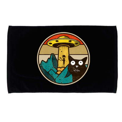 Ufo Crazy Cat Alien Microfiber Hand Towel