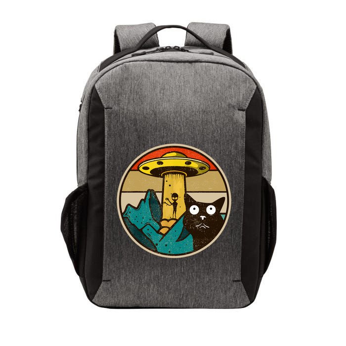 Ufo Crazy Cat Alien Vector Backpack