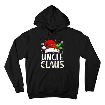 Uncle Claus Christmas Lights Pajama Family Matching Hoodie